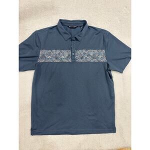 Travis Mathew Men's Good Good Acropolis‎ The Heater Pro Golf Polo Large